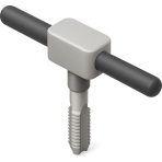 ¿Con qué herramienta creas roscas internas en agujeros de metal?